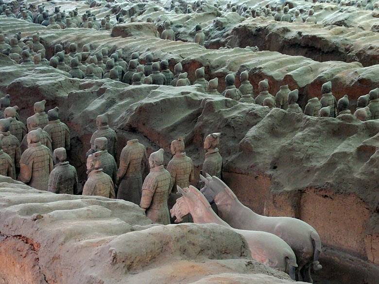The Terracotta Army in China
