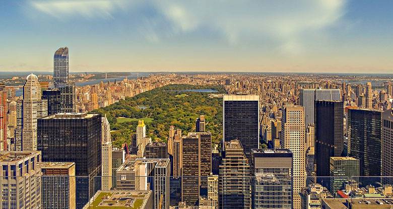 Central Park on Manhattan Island